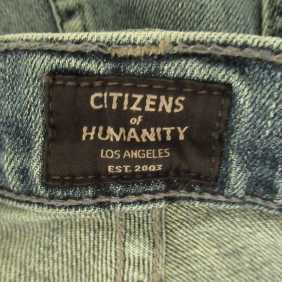Citizens Of Humanity Jeans 36 Sid Regular Straight Distressed - Picture 11 of 11